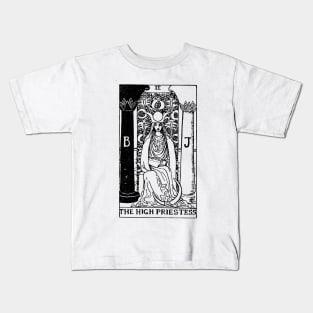 Tarot Card - The High Priestess Kids T-Shirt